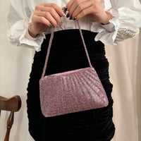 Vintage lovely beads chain bag