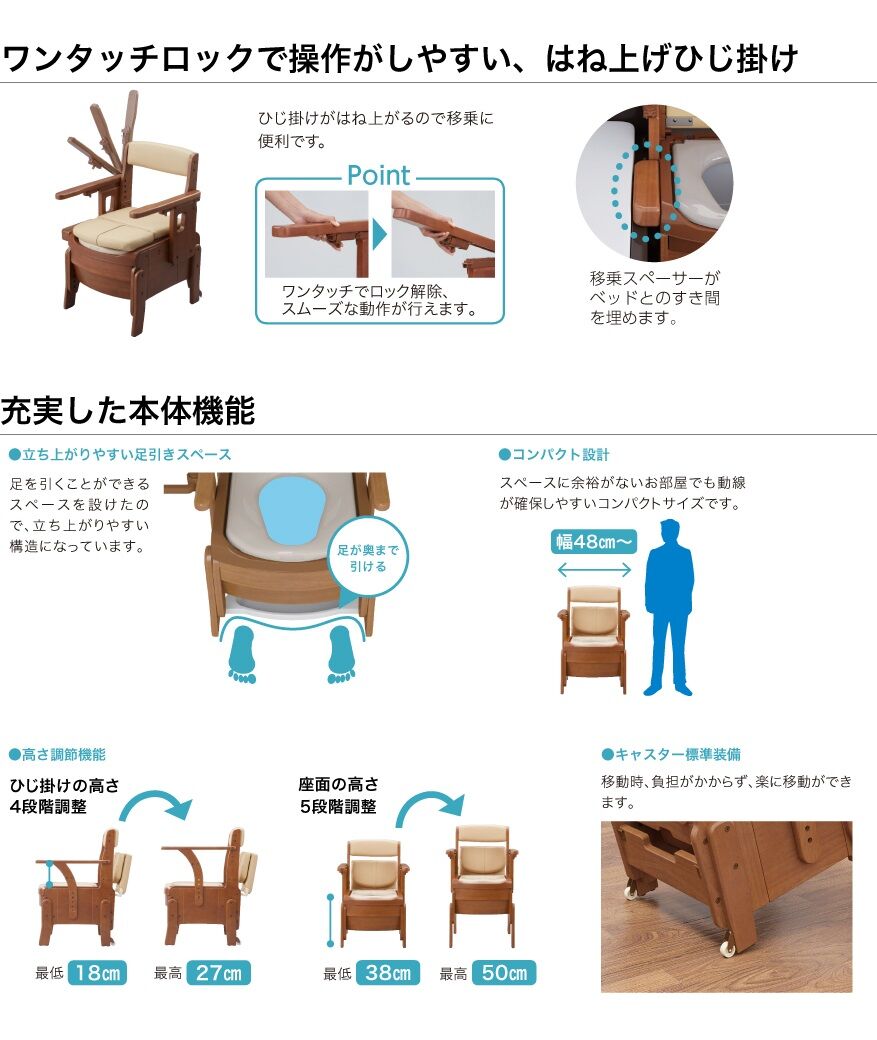 アロン化成 家具調トイレセレクトR自動ラップ はねあげタイプ 標準便座