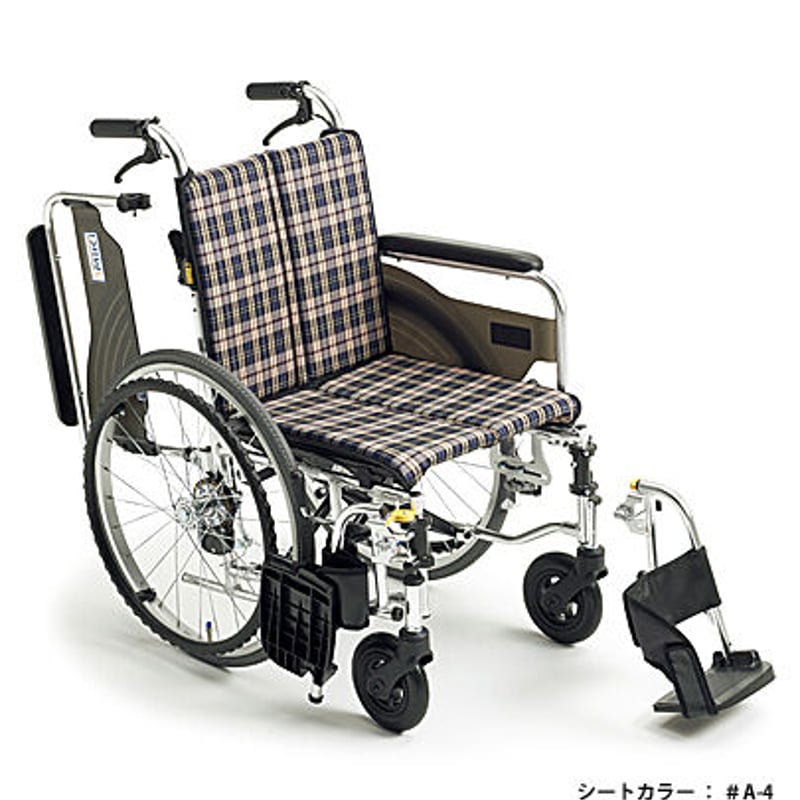 ミキ コンパクト車いす スキットシリーズ 自走型 SKT-4 Lo オプション 