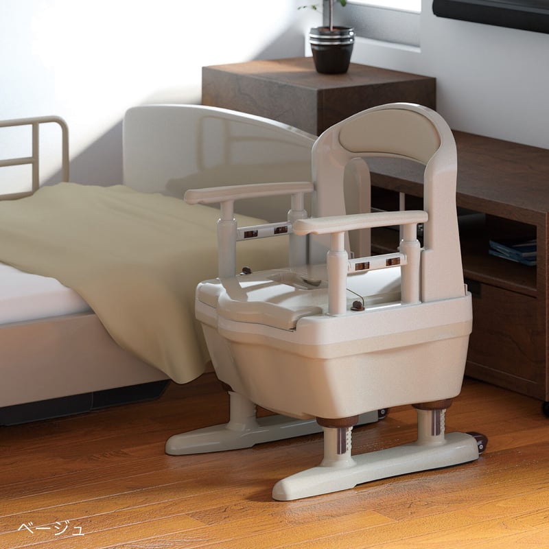 美品 アロン化成 介護用 ポータブルトイレ いとおしい 洋式便座 