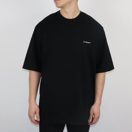 "E" logo T-shirt/BK(ETS-2006)