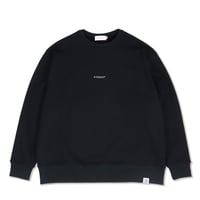 small logo sweat shirt/BK(ETS-2001)