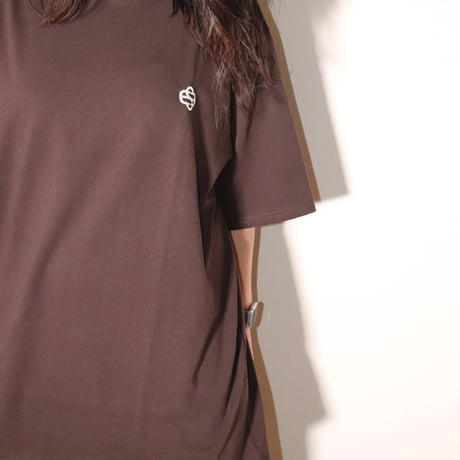 Back logo T-shirt /BRN(ETS-2010)