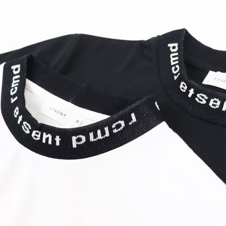 Neck logo T-shirt / WH (ETS-2012)