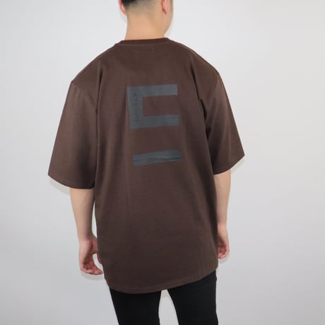 "E" logo T-shirt/BRN(ETS-2006)