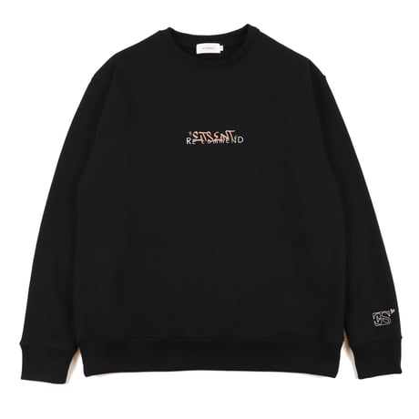 embroidery logo sweat shirt/BK(ETS-2015)