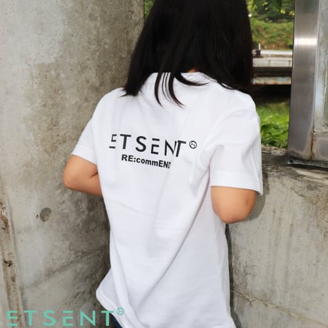 【Kids】Back logo T-shirt kids/WH(ETK-1003)