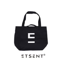 "E" logo tote bag/BK(ETS-3002)