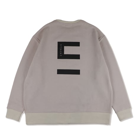 "E" logo sweat shirt/ BEG(ETS-2005)