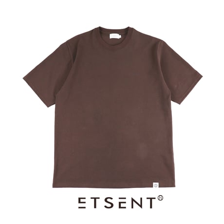 "E" logo T-shirt/BRN(ETS-2006)