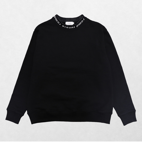 Neck logo sweat shirt / BK(ETS-2016)
