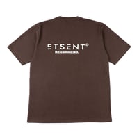 Back logo T-shirt /BRN(ETS-2010)