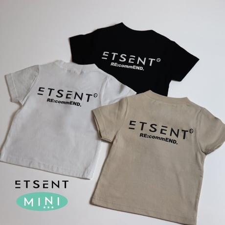 【Kids】Back logo T-shirt kids/WH(ETK-1003)