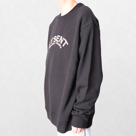 embroidery quality sweat shirt/BK(ETS-2017)