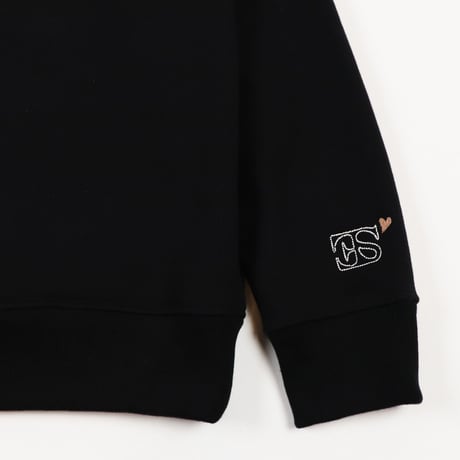embroidery logo sweat shirt/BK(ETS-2015)