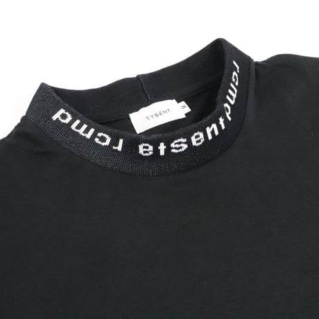 Neck logo  T-shirt / BLK (ETS-2012)
