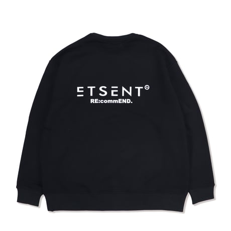 back logo sweat shirt/BK(ETS-2002)
