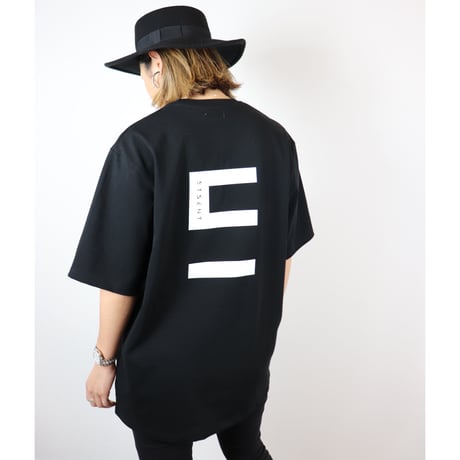 "E" logo T-shirt/BK(ETS-2006)