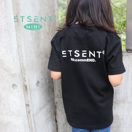 【Kids】Back logo T-shirt/BK(ETK-1003)