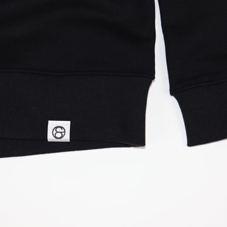 small logo sweat shirt/BK(ETS-2001)