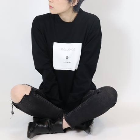 crackly long sleeve T-shirt/BK(ETS-2009)