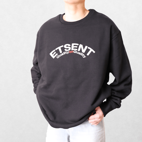 embroidery quality sweat shirt/BK(ETS-2017)