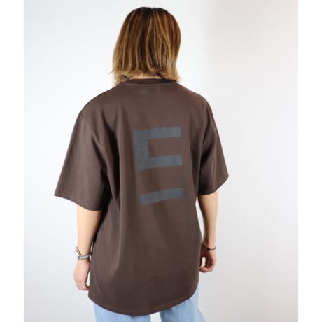 "E" logo T-shirt/BRN(ETS-2006)