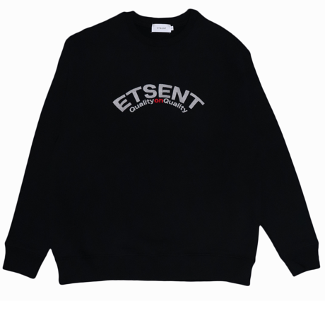 embroidery quality sweat shirt/BK(ETS-2017)