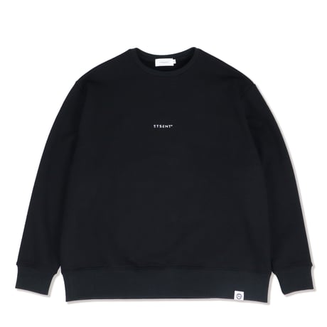"E" logo sweat shirt/BK(ETS-2005)