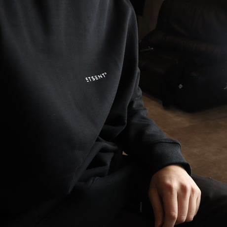 small logo sweat shirt/BK(ETS-2001)