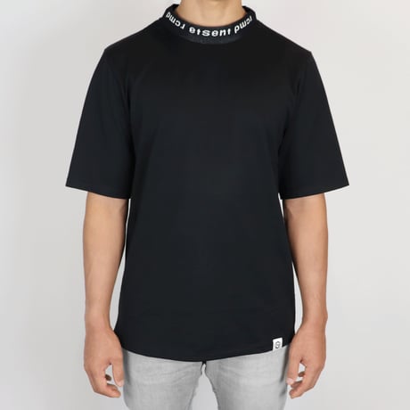 Neck logo  T-shirt / BLK (ETS-2012)