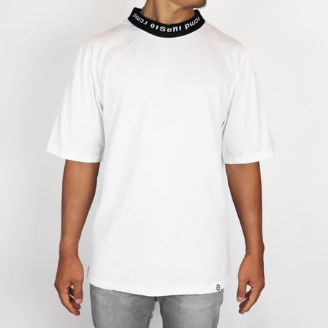 Neck logo T-shirt / WH (ETS-2012)