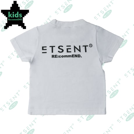 【Kids】Back logo T-shirt kids/WH(ETK-1003)