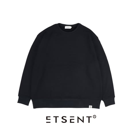 back logo sweat shirt/BK(ETS-2002)
