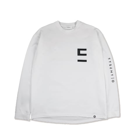 "E" logo long sleeve T-shirt/ WH(ETS-2007)