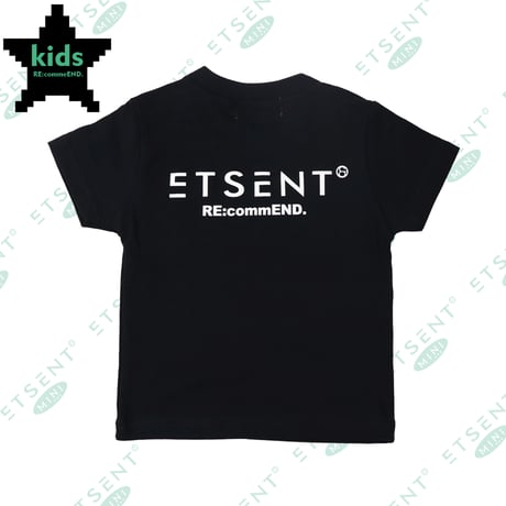 【Kids】Back logo T-shirt/BK(ETK-1003)