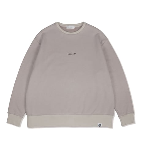 "E" logo sweat shirt/ BEG(ETS-2005)