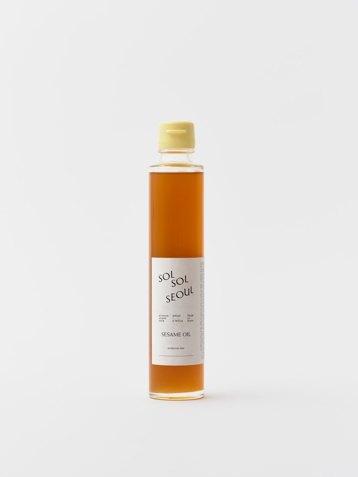 SOLSOL SESAME OIL | SOLSOL SEOUL SOLSOL SESAME OIL | SOLSOL SEOUL