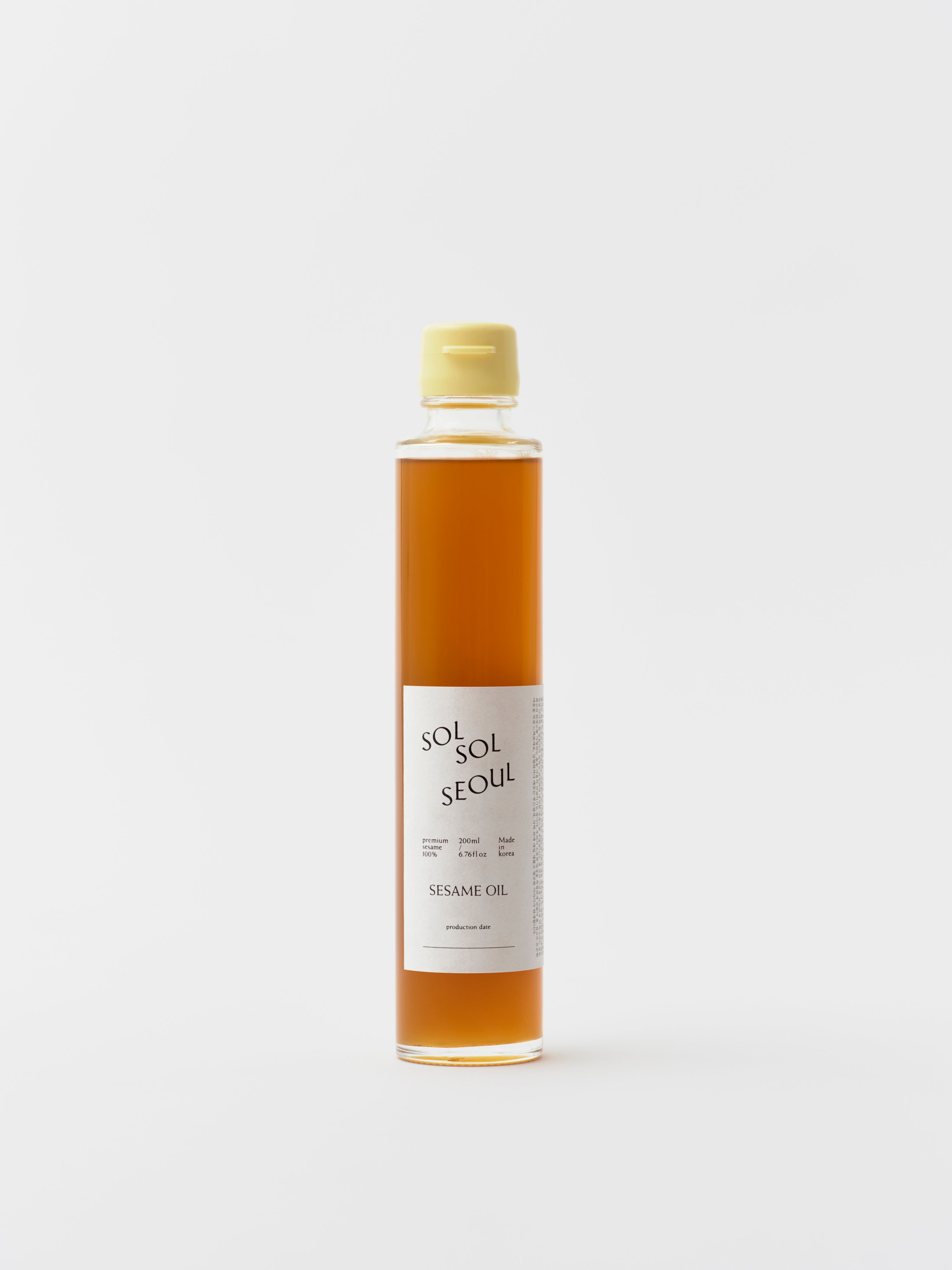 SOLSOLSEOUL SESAME OIL 200ml 3本セット original