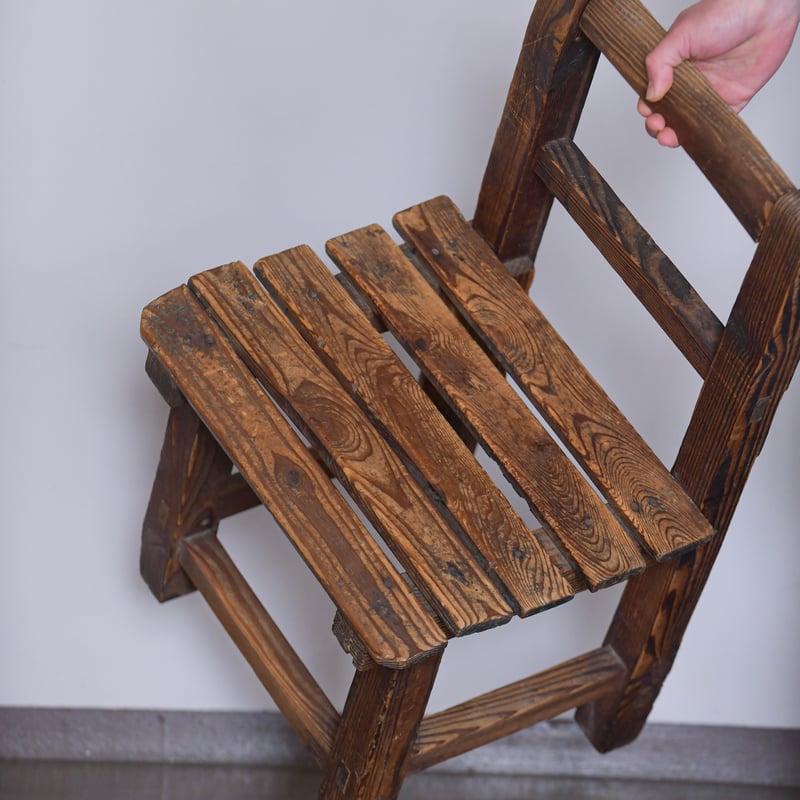 昭和初期 子ども用木製チェア | 安濃古道具店