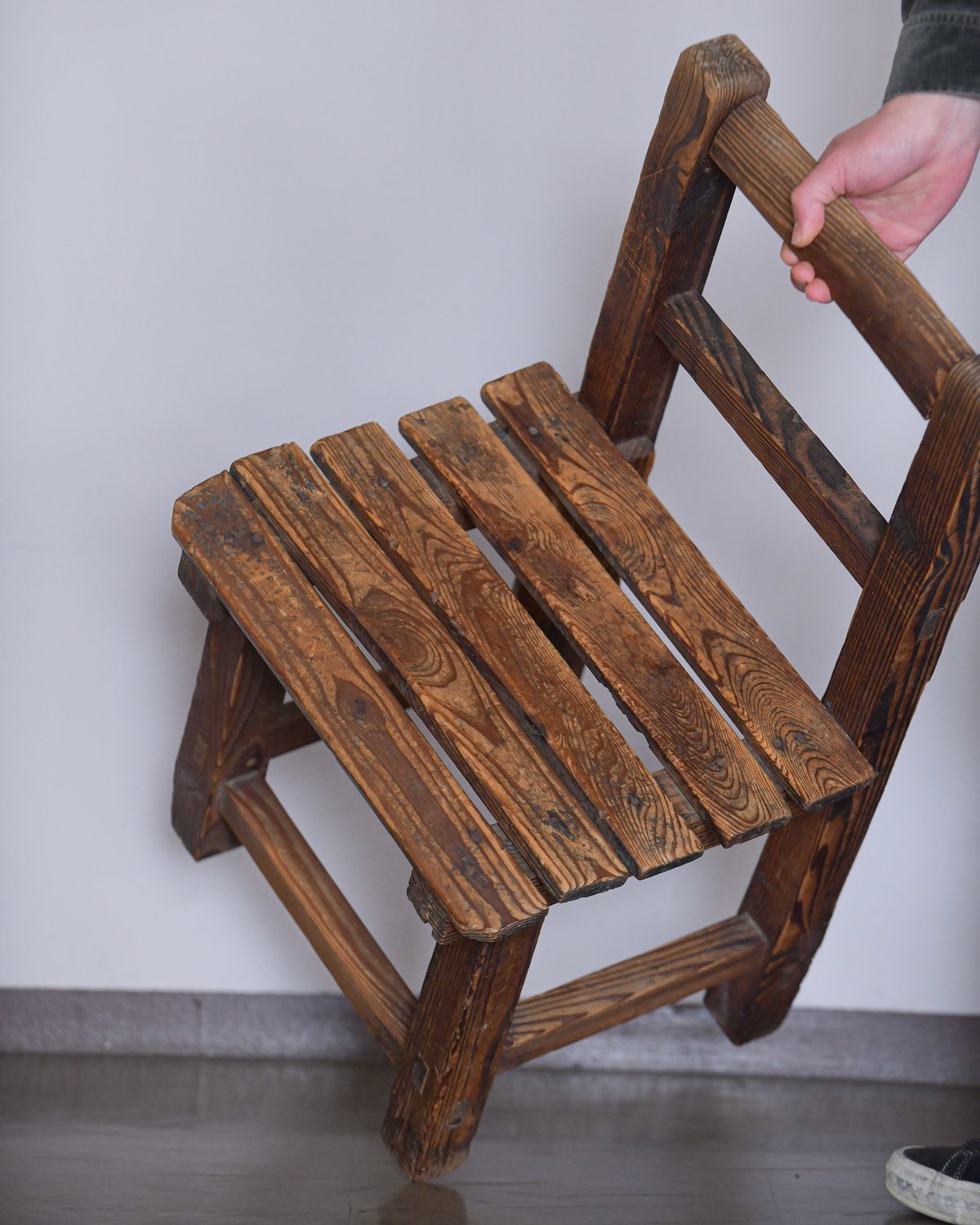 昭和初期 子ども用木製チェア | 安濃古道具店