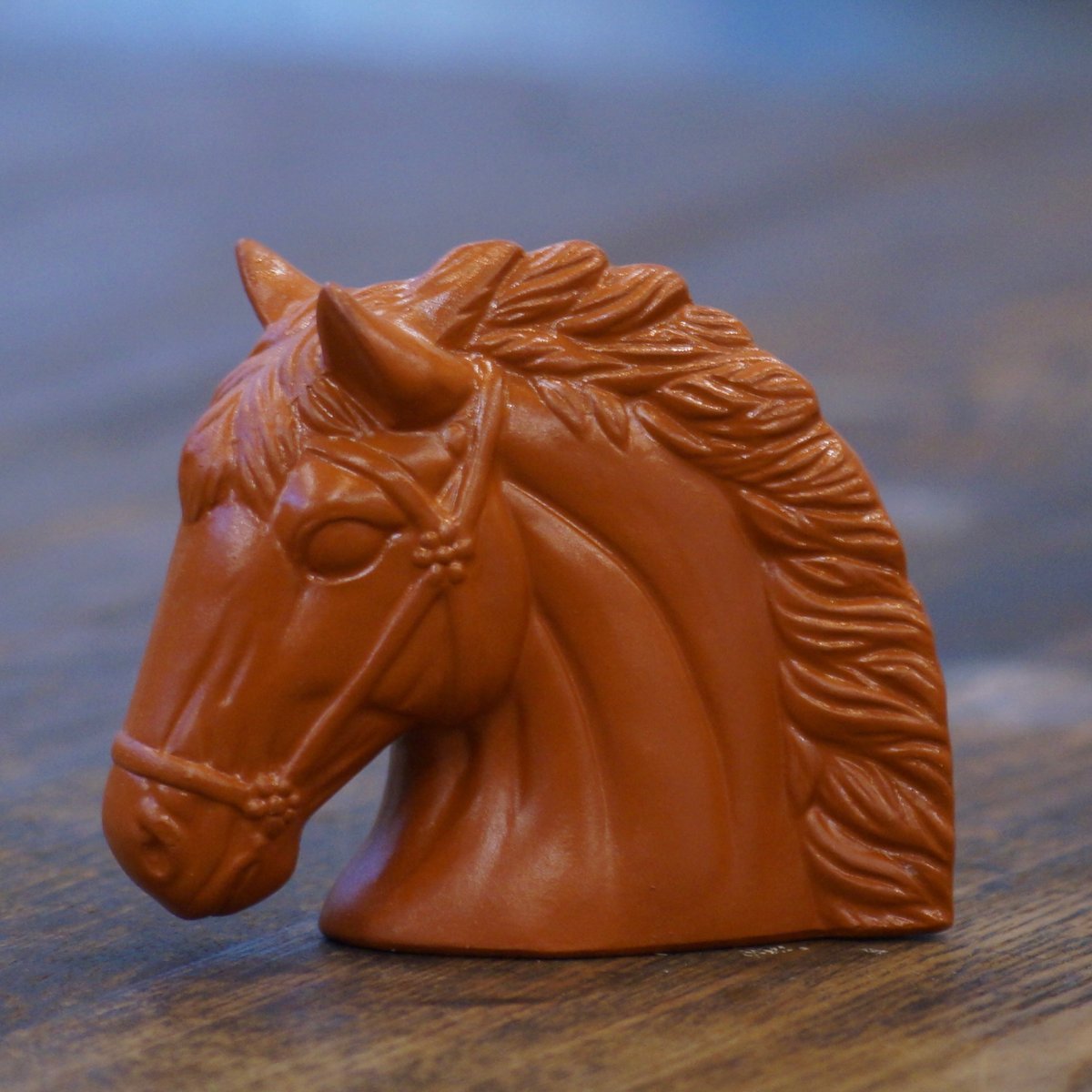 陶器製 馬頭型貯金箱 | 安濃古道具店