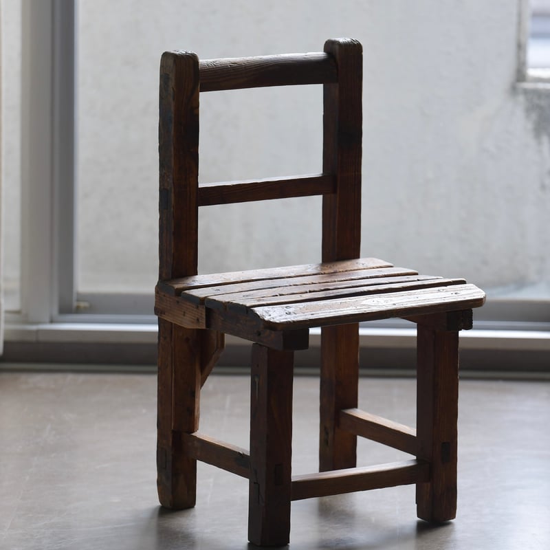 昭和初期 子ども用木製チェア | 安濃古道具店