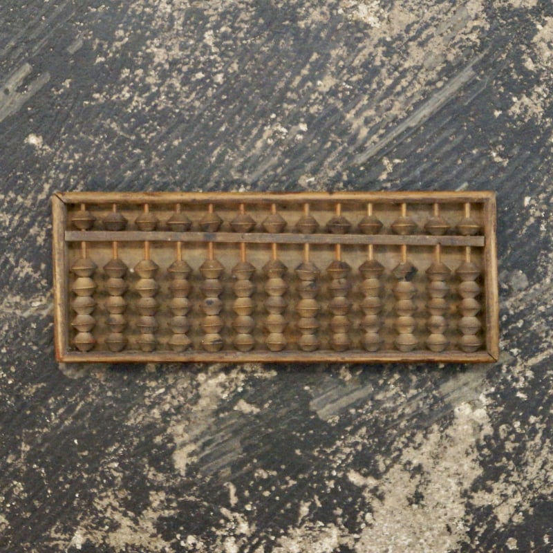 昭和初期 5つ珠算盤 | 安濃古道具店