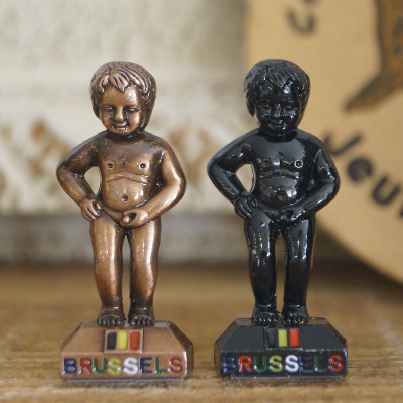 真鍮製 小便小僧フィギュア（黒のみ） | 安濃古道具店