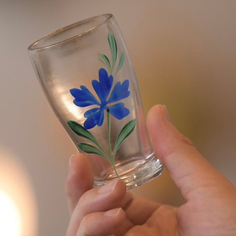 スウェーデン製 手描きグラス6個セット | 安濃古道具店 スウェーデン製 手描きグラス6個セット | 安濃古道具店
