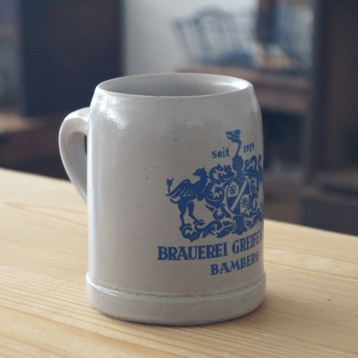 Brauerei Greifenklau 陶器製ビアマグ | 安濃古道具店