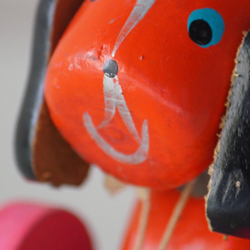 木製 犬型トイ | 安濃古道具店