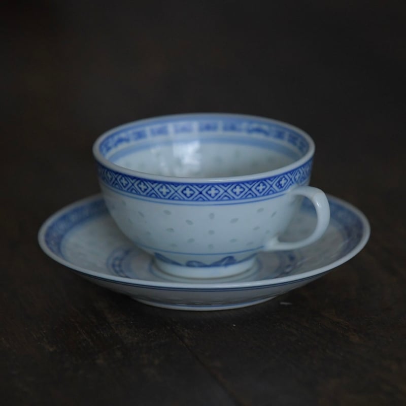 景徳鎮 ティーポット・カップ＆ソーサーセット | 安濃古道具店