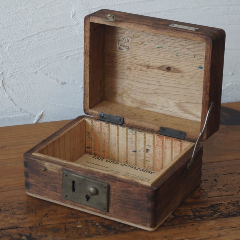 木製 印鑑ケース | 安濃古道具店